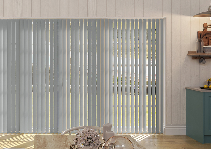 Orion (Blackout), Mid Grey - Vertical Blind - Image 3